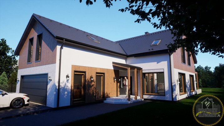 projekt elewacji domu jednorodzinnego