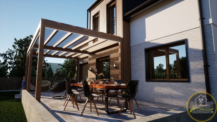 projekt elewacji domu jednorodzinnego